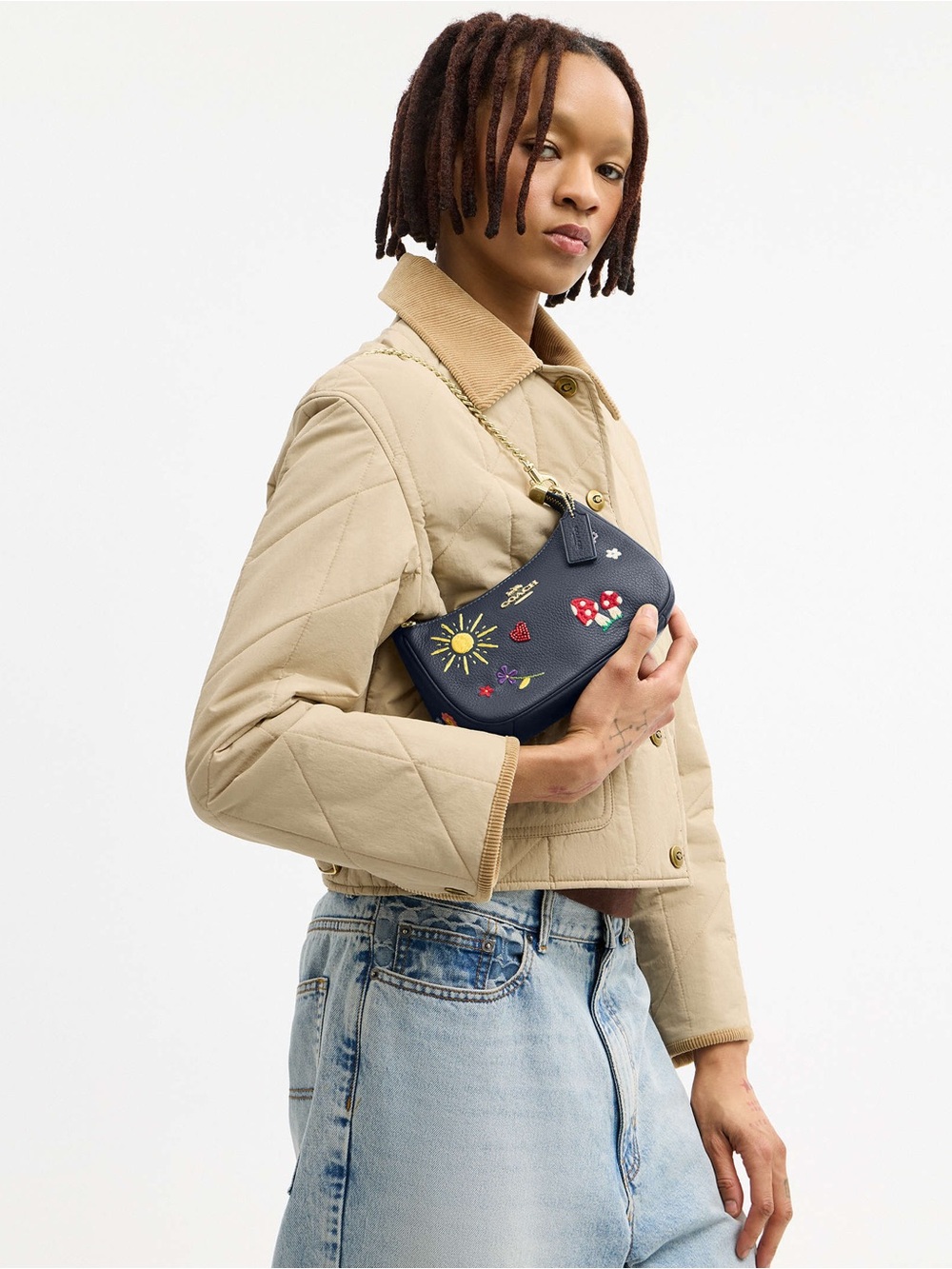 COACH Teri Mini Crossbody Bag With Embroidery - Picture 3 of 17